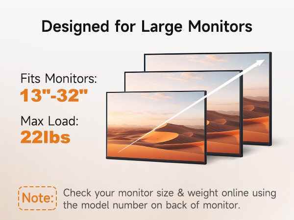 monitor size