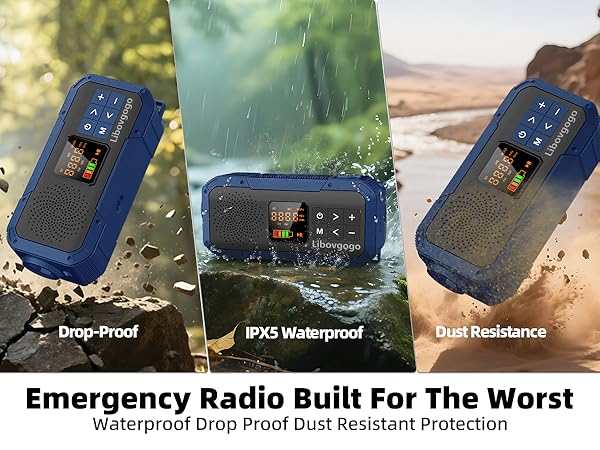 IPX5 waterproof