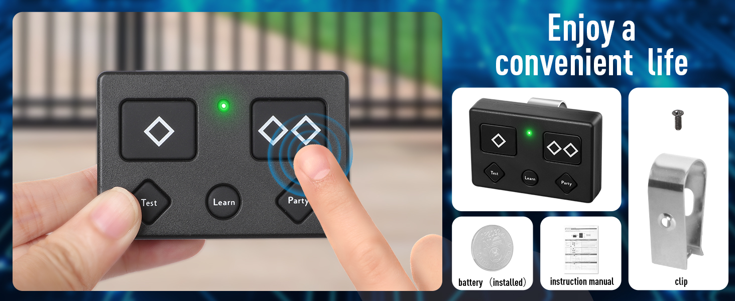 convenient ghost remote gate opener