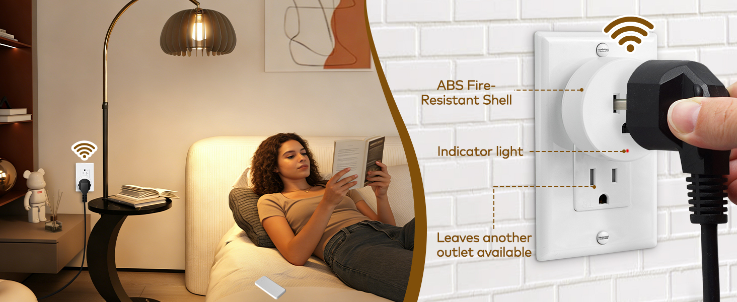Buckle Design & Removable Wireless Light Switch Compact Design