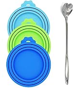 Comtim Pet Food Can Lids, Silicone Can Lids Covers for Dog and Cat Food, Universal Size Fits All ...