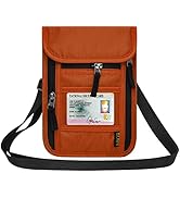 HOTEMIA Neck Wallet for Travel,Passport Holder Neck Pouch for Men Women with Adjustable Neck Stra...
