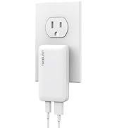Ultra Thin 65W USB C&A Charger, Foldable for Travel, Flat Dual Port with PD 3.0 & GaN Tech for La...