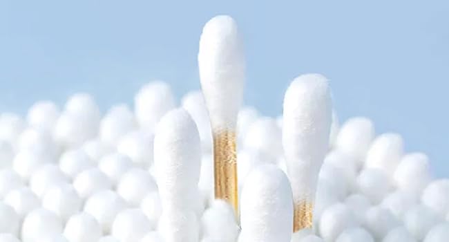 Bcowos Long Cotton Swabs