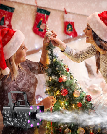 fog machine with LED light smoke machine for Christmas party