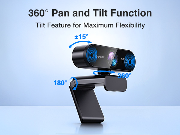 EMEET NOVA 1080P Webcam with Microphone