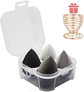 5 Pcs Makeup Sponges Blender Set - 4 Pcs Professional Beauty Sponge Foundation Blending Blender w...