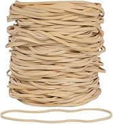 Foshine-Rubber bands large, Beige Rubber band 7 inch 120 Pack Elastics Bands size 117B Long rubbe...