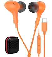 USB C Headphone for Samsung S26 S25 FE S24 A16 A17 Z Wired Earbuds Magnetic | in-Ear Type C Earph...