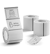 NIIMBOT 3 Rolls Set Label Tape for B1/B21/B3S Label Printer, 1.57" X 1.18" (40x30mm) Waterproof T...