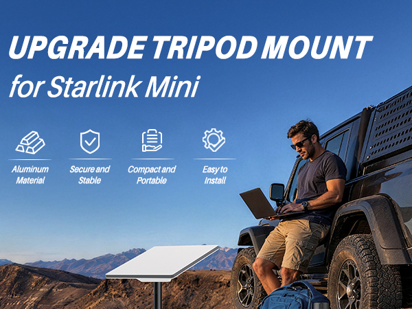 starlink mini aluminum tripod mount