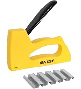 YEAHOME Light Duty Staple Gun, Upholstery Staple Gun with 2000 pcs JT 21 Staples 1/4, 5/16, 3/8 i...