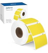 POLONO Genuine 2.25”x1.25” Direct Thermal Label, Perforated Sticker Labels for Addresses, UPC Bar...