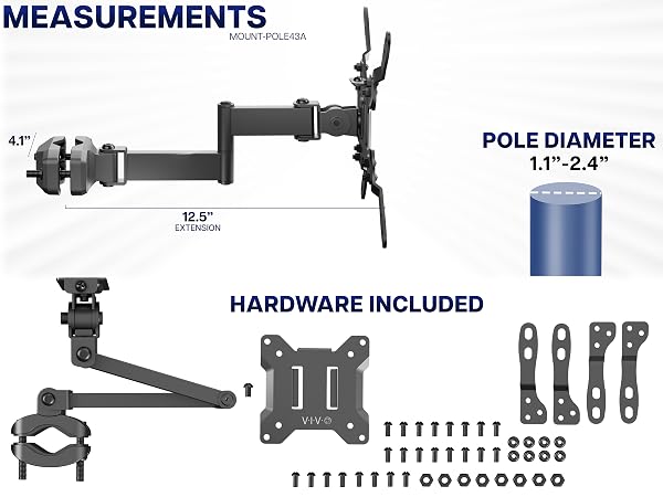 Universal Bracket Pole Mount