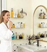 Clear wall shelf