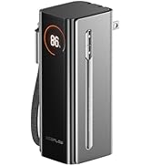 EF EcoFlow RAPID Pro 3-in-1 Power Bank, 10,000mAh Battery Pack with 67W Foldable AC Plug, Detacha...