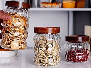 Food Storage Jar for Pasta, Coffee,Tea,Nuts, Coffee Bean Candy, Cereal Kitchen Pantry Organization