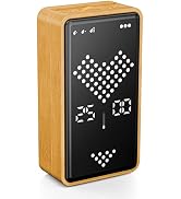 Exlliy Sand Timer, Digital Hourglass Timer, Rechargeable Magnetic Visual Timer with Large LED Dis...