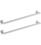 VOTZAAQ Brushed Nickel Towel Bar for Bathroom Wall,Stainless Steel Towel Racks for Bathroom Wall ...