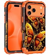 Miqala for iPhone 17 Pro Max Case,Glow in The Dark Three Layer Heavy Duty Shockproof Protection H...