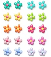 Mymazn 20 PCS Fridge Magnets Cute Refrigerator Magnets Colorful Decorative Magnets Fun Flower Mag...