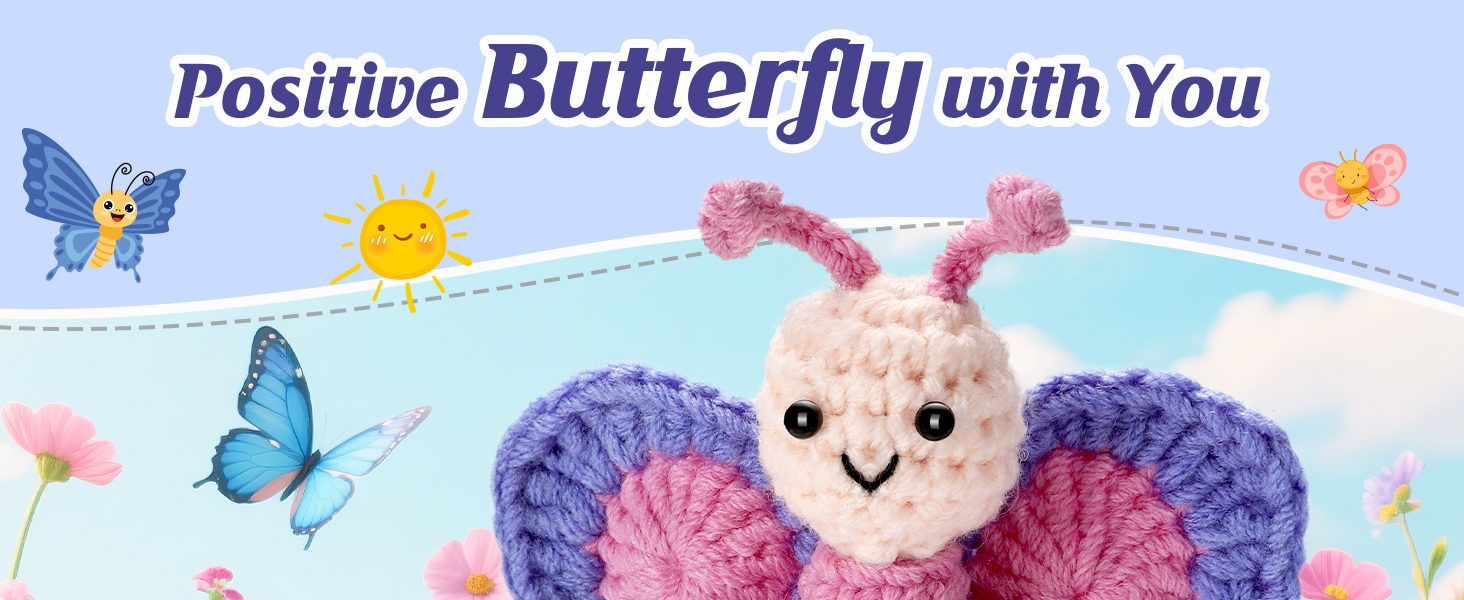 positive crochet animals