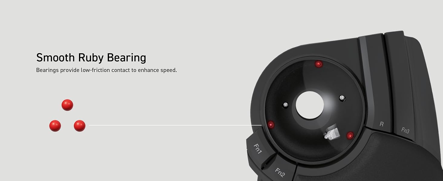 Huge Trackball Ruby Bearing