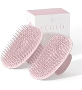 ecoed 2 PC Scalp Massager Shampoo Brush, Scalp Scrubber & Exfoliator for Dandruff Removal, Wet & ...