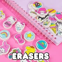 Hello Kitty Erasers