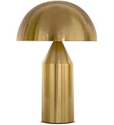 Brightech Venus Mushroom Table Lamp - Modern Lamp for Living Room, Bedroom Side/End Table - Dimma...