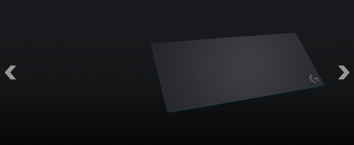 An angle image of G840 XL gaming mouse pad