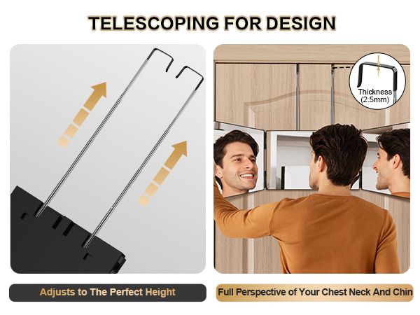 360 mirror for women for braiding