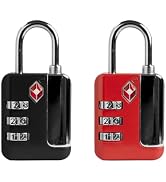 UP Security TSA Locks for Luggage, Combo Lock for Locker, Small Combination Padlock, TSA Approved...