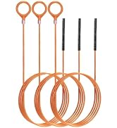 3pcs 50 Inch Drain Snake Hair Clog Remover Tool, Anti-Break Metal with Nylon Coating Sink Snake, ...