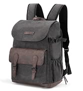 Cwatcun Camera Backpack, DSLR/SLR Camera Bags for Photographers with Waterproof Rain Cover, Camer...