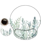 Dinky Ergonomic Mouse Pads, Cute Mouse Pad with Wrist Rest Support Gel, Non-Slip PU Base Mouse Ma...