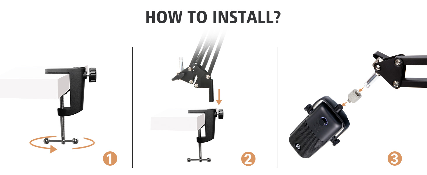 Elgato Boom Arm wave 3 Boom Arm Elgato Mic Stand