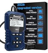 AERMOTOR V410 OBD2 Scanner Code Reader, Car Scanner Diagnostic Tool Check Engine Light, Graphic L...