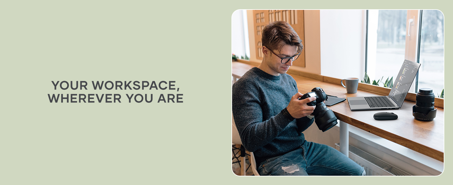 Satechi Compact OntheGo Bluetooth Mouse with USB C Rechargeable Battery, Connect up 3 Devices