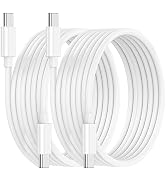 USB C to USB C Cable for iPhone15/Max/Pro/Mini,2 Pack 60W Usbc to Usbc Cord 10 feet,Type Charging...