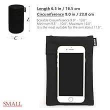 FOPOR small cellphone running arm band biking skating fishing running walking trekking yoga workout