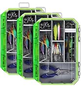 Ghosthor Fishing Tackle Box, Waterproof 3600 and 3700 Tackle Trays, Plastic Tackle Box Organizer ...