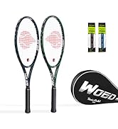 WOED BATENS Adult 2 Player Tennis Racket Perfect for Beginner and Professional Players, 27” Speed...