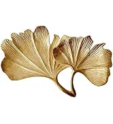 Pasiir Small Leaf Shaped Trinket Dish, Decorative Gold Jewelry Dish Tray, Ring Hodler Dish Jewelr...
