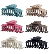 MAORULU 6 Pack 3.5" Hair Clip for Thin and Medium Thick Hair, Strong Hold Hair Clip for Fine Hair...