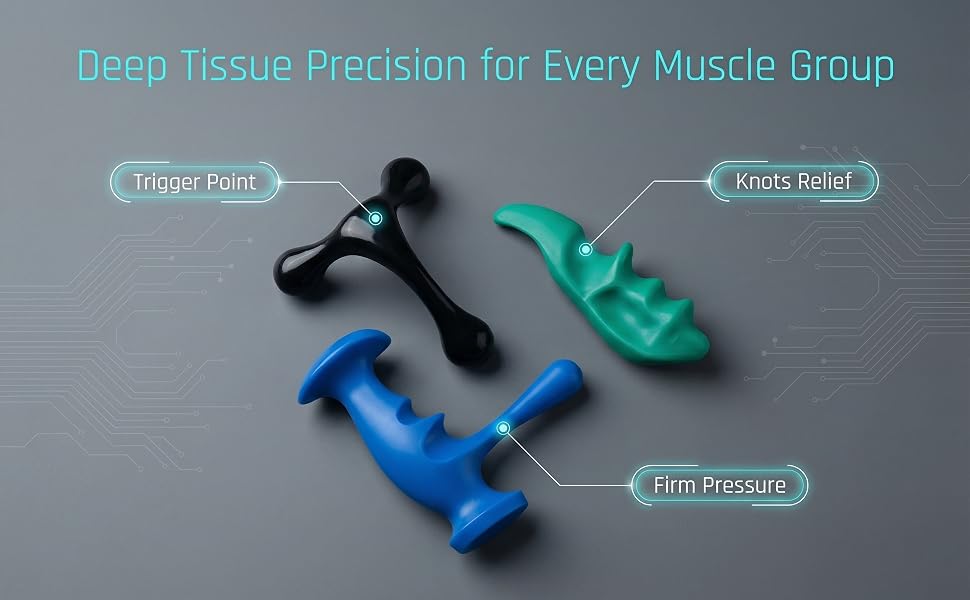 manual trigger point therapy tool thumb protector massage tool non electric back massager