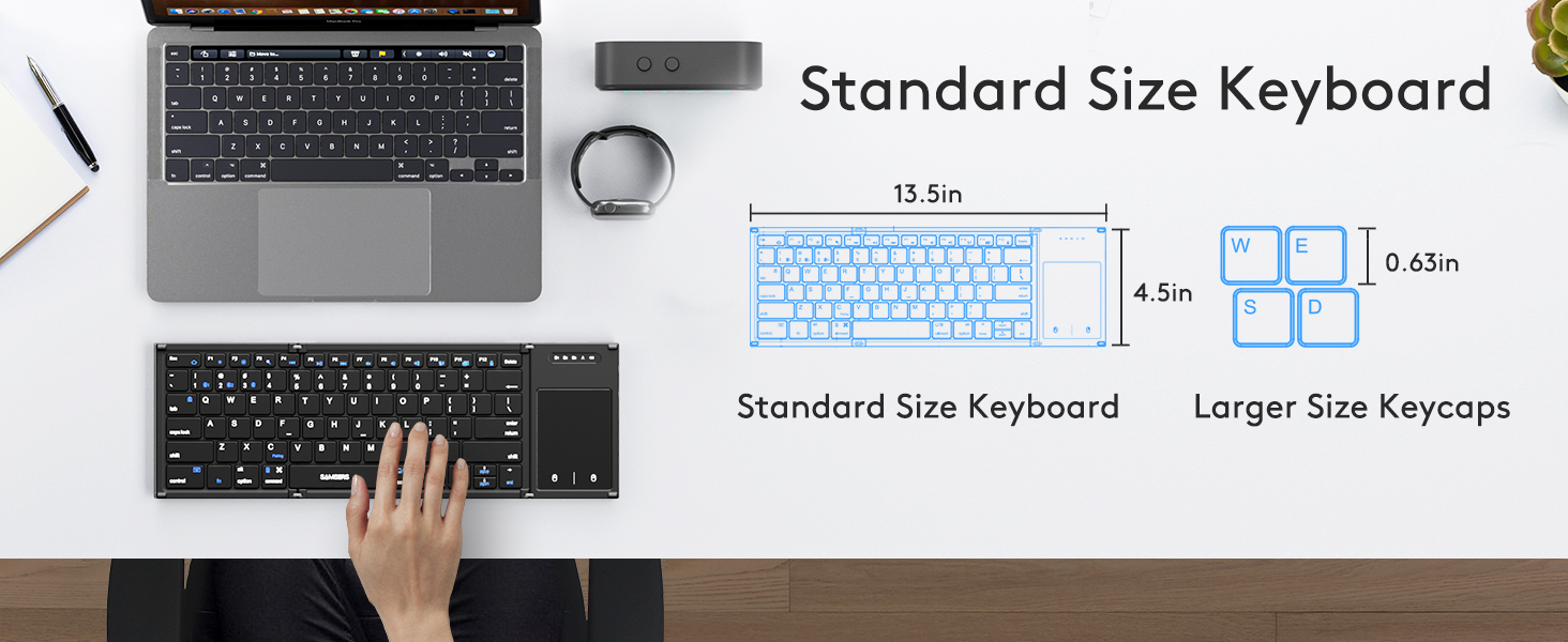full size Foldable keyboard