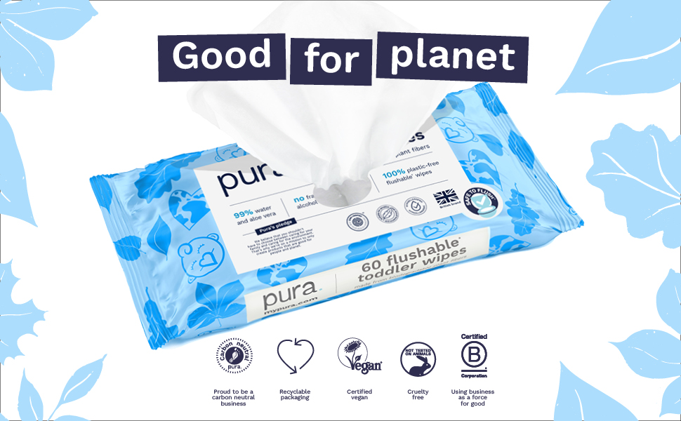 Flushable Toddler Wipes