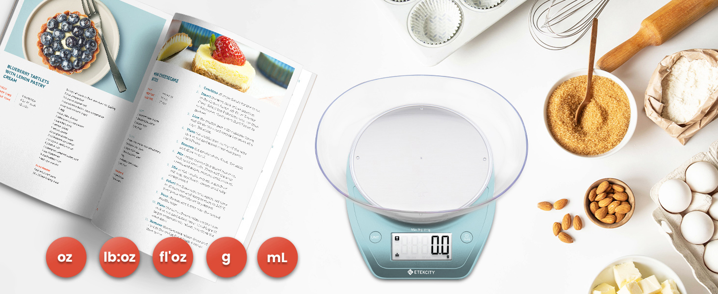 Switch between 5 units to use your preferred unit of measurement.