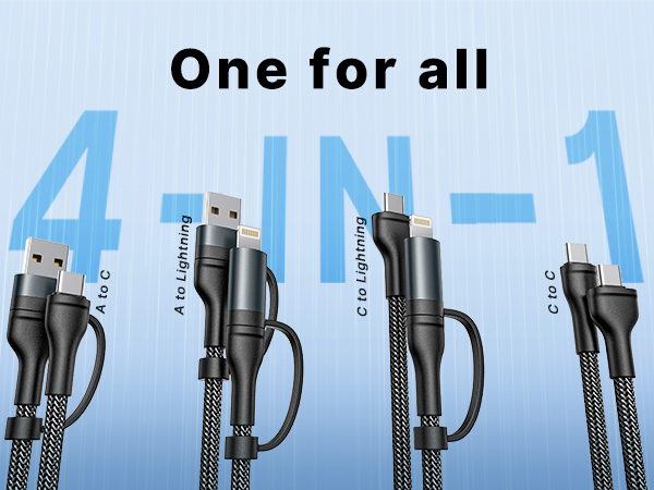4 in 1 charging cable